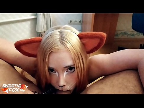 ❤️ Kitsune slikke dick en cum yn har mûle ❤ Porno by wy ❌❤